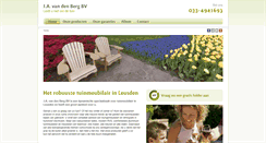 Desktop Screenshot of janvandenbergtuinmeubelen.nl